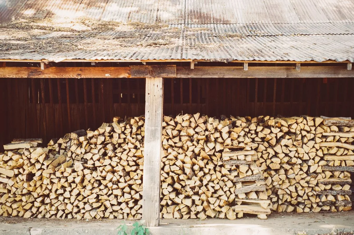 Abri à bûches en bois : bien stocker son bois de chauffage avant l'hiver (et le faire sécher pour de bon)